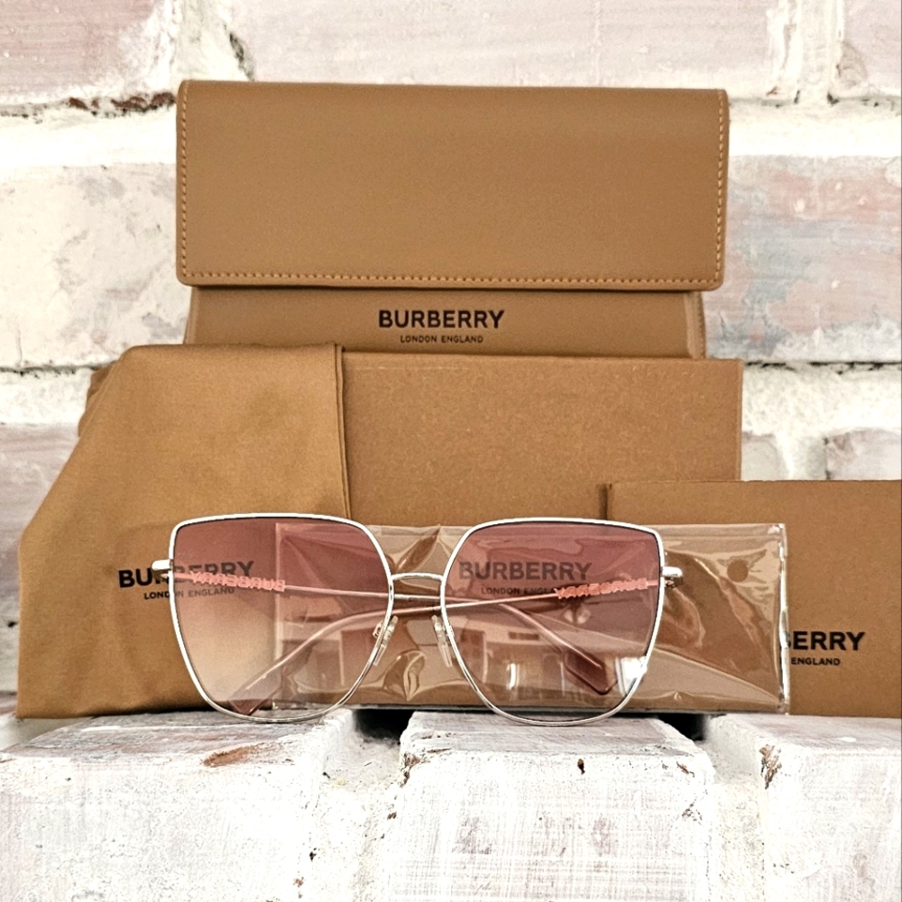 🩷NEW Burberry Pink Gradient Cat Eye Sunglasses🩷